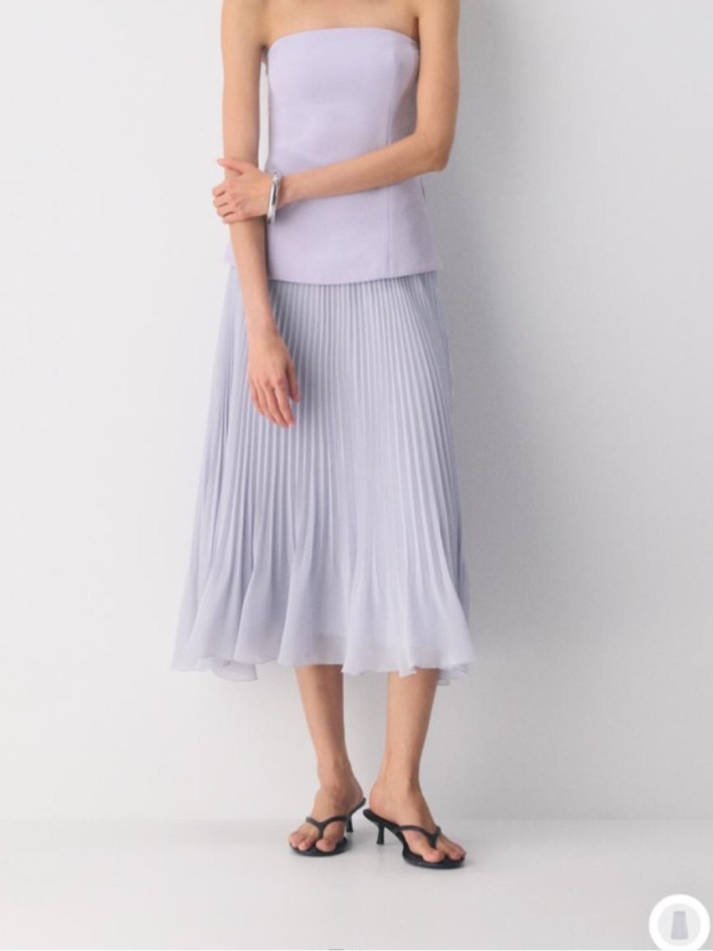 💜Wilfred Twirl Pleated Skirt — Lavender — XS 💜